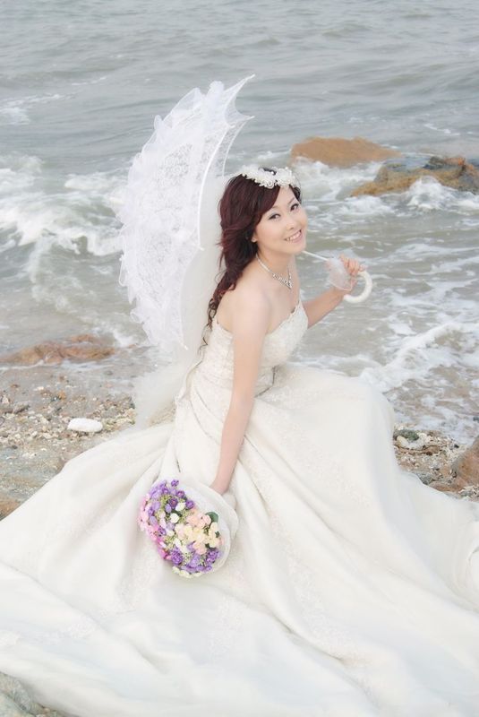 Umbrella bride White Wedding Umbrella Marriage must  