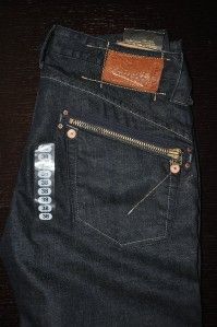 DRIVE JEANS ROMANTIC FLAG EXOTIC VINTAGE DENIM JEAN 38  