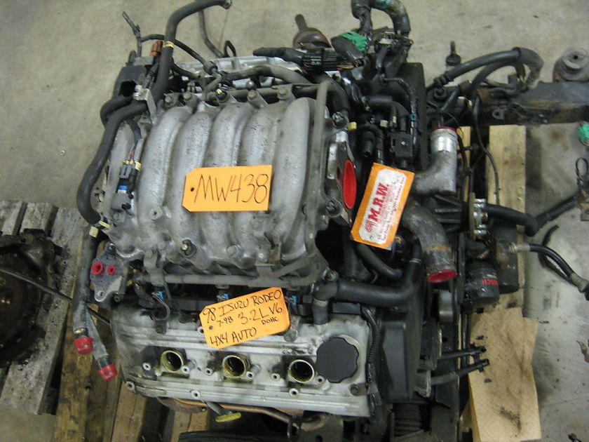 98 99 00 AMIGO RODEO PASSPORT 3.2L ENGINE MOTOR V6 OEM  