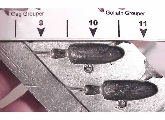 TBR) Set of 3 Vintage Ament JIG HEAD MOLDS #s BA1, BA2, BA3  