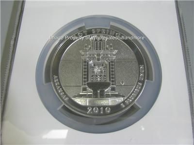 2010 America the Beautiful 5pc 5oz Silver Set NGC GEM  