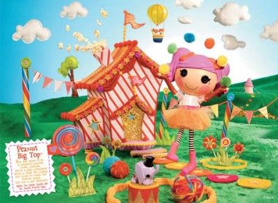 LALALOOPSY GLITTER PUZZLE PEANUT BIG TOP 60 PCS  