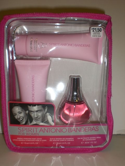 SPIRIT ANTONIO BANDERAS WOMEN PERFUME 3 PIECE SET  