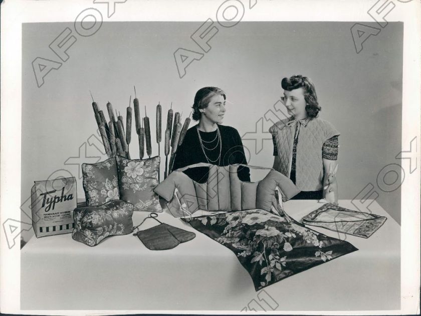   Photo of Clothing Made of Cattail Fluff . Photo dated Jan 2, 1944