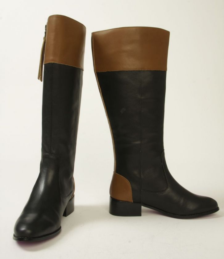 TWIGGY LONDON BAILEY LEATHER RIDING BOOT SZ 5.5  