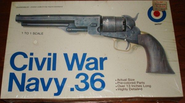 Entex 11 Civil War Navy 36 Gun Model Kit #8006  