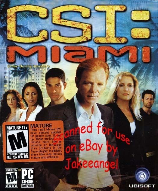 PC Game CSI Miami Program XP New Sealed Box Ubisoft  