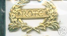 ARMY ROTC SERVICE CAP BASIC COURSE SENIOR INSIGNIA  