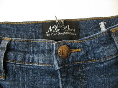 NYDJ Not Your Daughters Jeans Tummy Tuck Jewel Pocket Boot Cut Jeans 