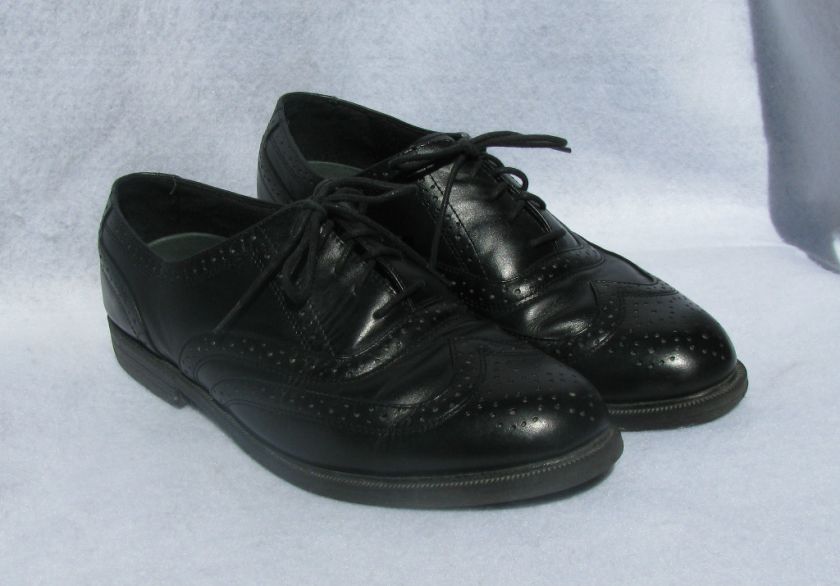 Deer Stags Tribune Black Leather Dress Shoes, Mens Size 10 M  