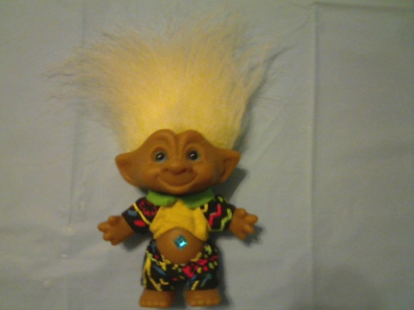 ACE NOVELTY CO. 5 TREASURE TROLL DOLL IN OUTFIT  