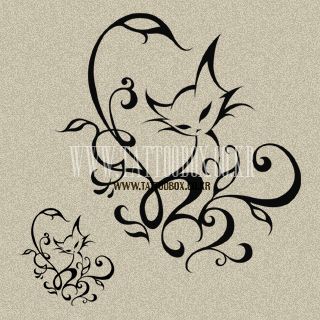 Temporary Tattoo   CAT   TFTDF016  