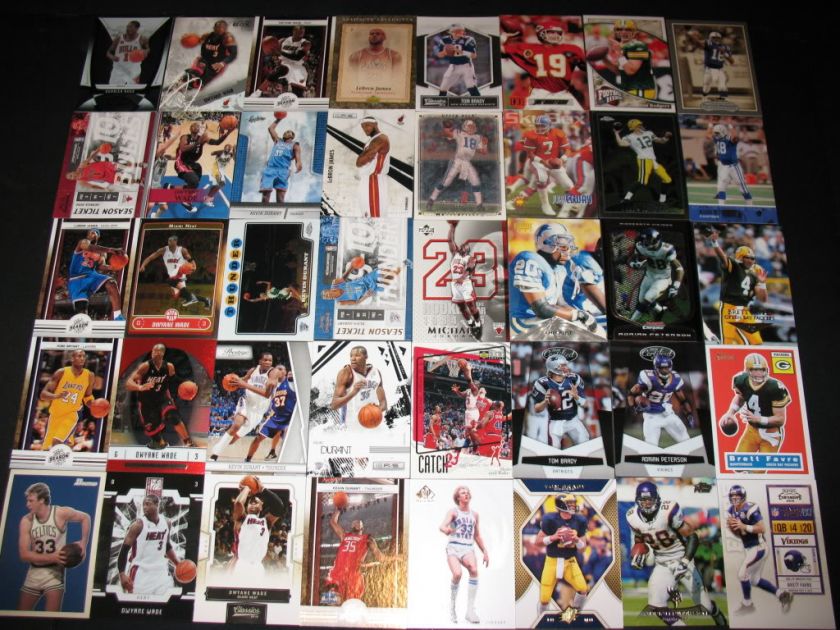 HUGE AUTO JERSEY PATCH ROOKIE/RC SPORTS CARD COLLECTION/LOT CUT AUTO+ 