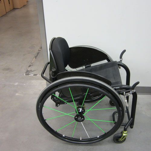 TiLite 15X18 ZR Titanium Wheelchair SN 11912384  