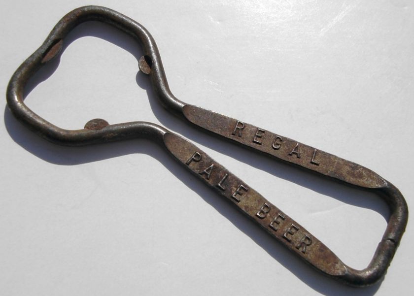 Old Bottle Opener Cap Lifter REGAL PALE BEER INDIA ALE  