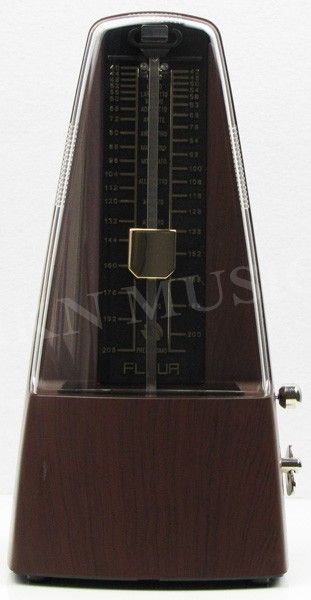 1pce Teak Mechanical Piano Metronome, Plastic Outer Metal Copper Core