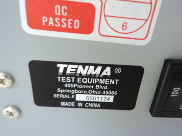 TENMA AUDIO FUNCTION GENERATOR 72 455A 0 1MHZ  