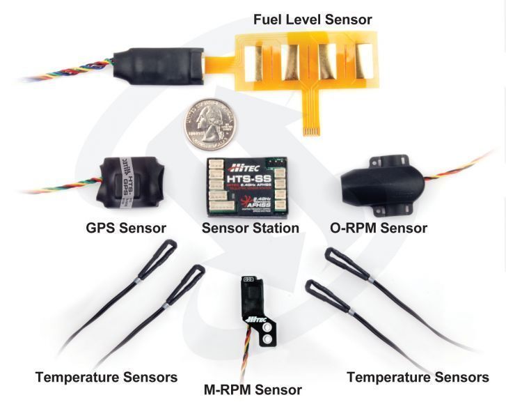 Hitec Telemetric AFHSS System   Full Telemetry Pack New  