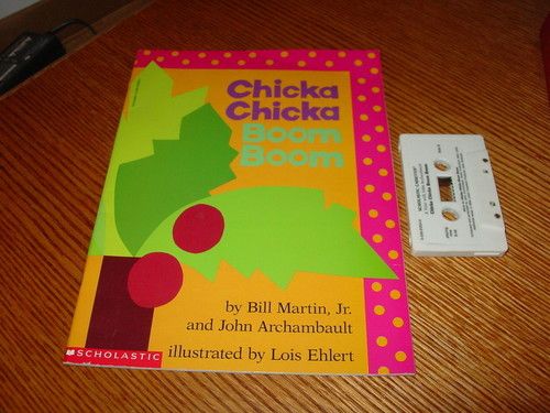 Chicka Chicka Boom Boom Bill Martin Jr Book + Cassette  