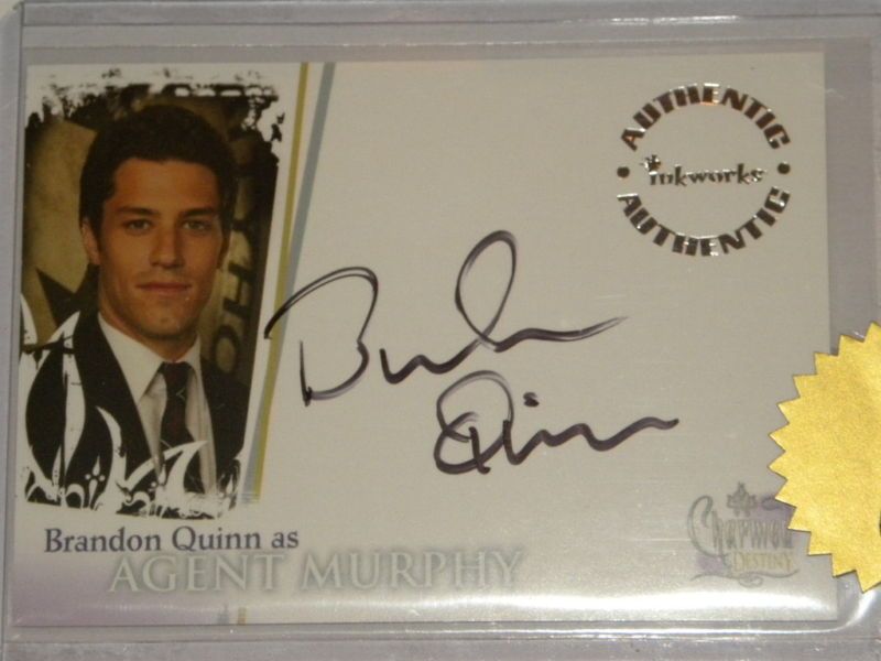 BRANDON QUINN 2006 Charmed Destiny Autographs #A10 $20  