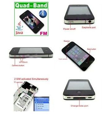 NoteThe phone dose not support SG and CDMA network