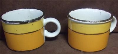 Midwinter Stonehenge SUN (2) Cups Yellow  