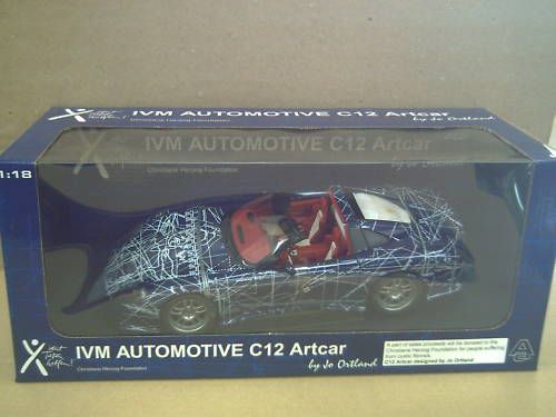 18 AutoArt IVM AUTOMOTIV Callaway C12 Muko Car Blue  