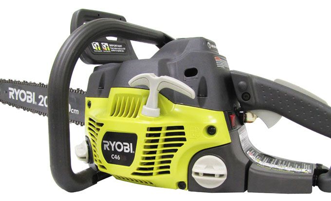 RYOBI RY10520 20 46cc Gas Powered 2 Cycle Chain Saw  