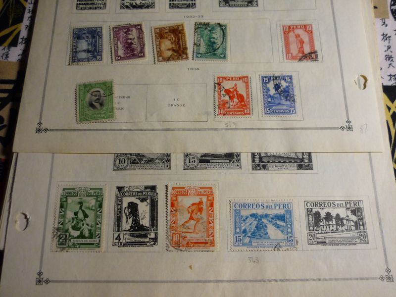 Peru Stamp Collection  