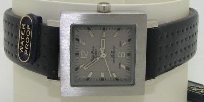 149 PHILIP PERSIO SQUARE LADIES WATCH BROWN FACE STRAP  