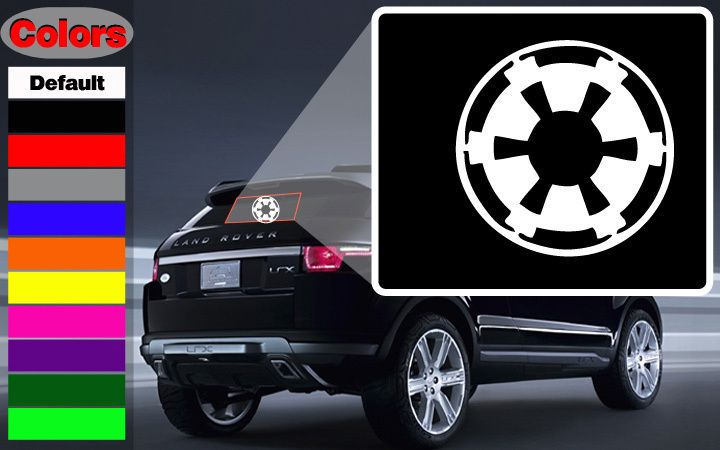 Imperial Logo Star Wars Wall Car Vinyl Decal Sticker  