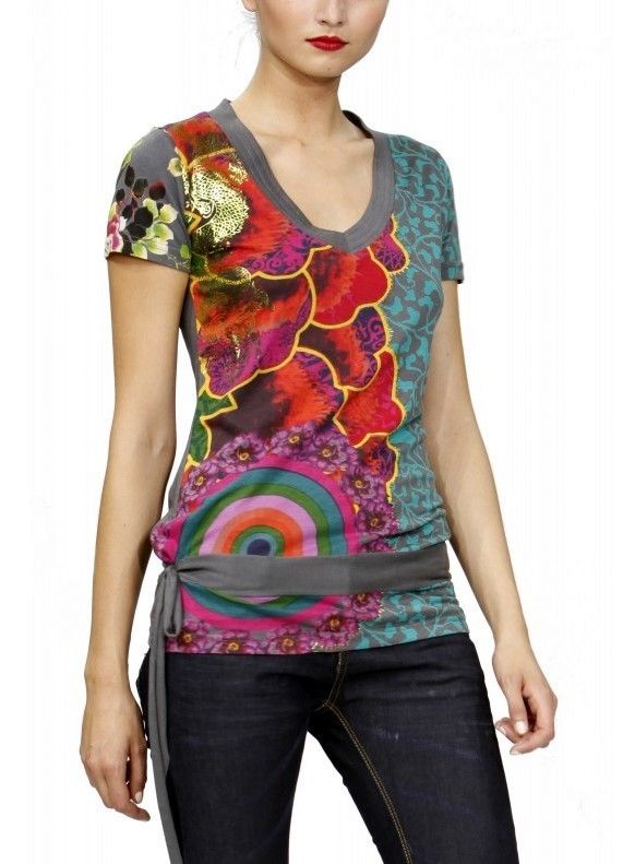 NEW Desigual SPRING SUMMER 2012 MARLEN CUATRO Tunic T shirt Top 