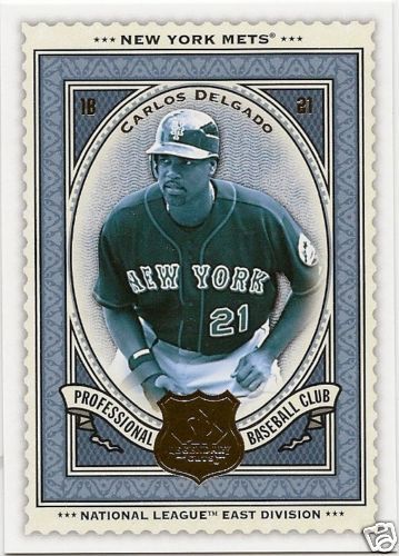 CARLOS DELGADO #21 2009 SP Legendary Cuts NEW YORK METS  