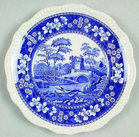 Spode TOWER BLUE Dinner Plate 10 3/4 687028  