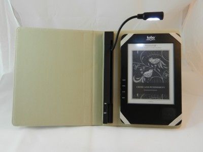 Kobo Borders Chapters Wi Fi eReader Case LED Built in Light **BRAND 