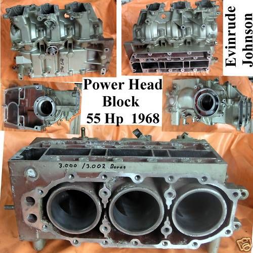 Powerhead Case (2 halves), 55 Hp Johnson / Evinrude 68  