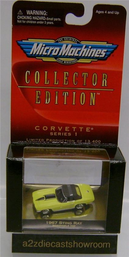 1967 CHEVY CORVETTE STINGRAY DIECAST MICRO MACHINES  