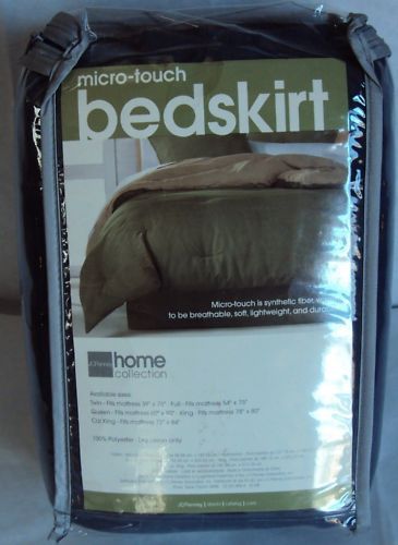 KING BEDSKIRT Micro Touch Navy Blue 15 DROP  
