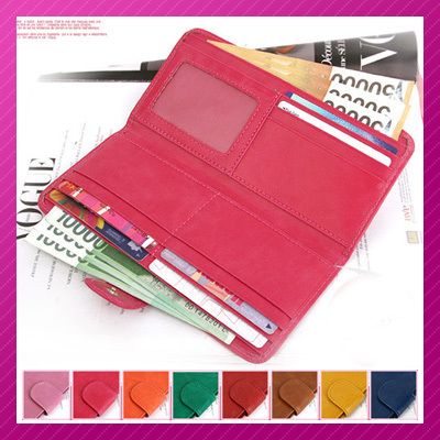 Womens Long Wallet ♥Slim Queen Simple Style ♥KOREAN  