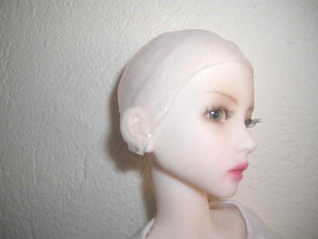 Wig cap for BJD doll  Narae,Unoa, MSD. Head size 6  