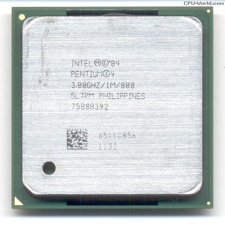 Intel P4 *3.0E GHz/1M/800FSB* socket 478 (SL7PM) HT CPU  