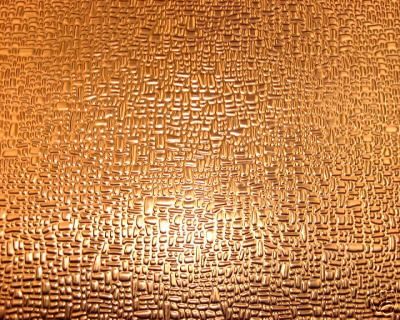 COBBLESTONE PATTERN REAL COPPER BACKSPLASH  