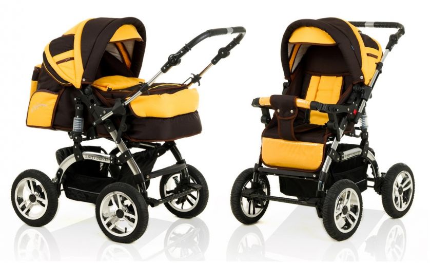 NEW PRAM 2 IN 1 CITY DRIVER IN 38 FANTASTIC COLOURS  