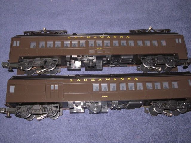 LIONEL 6 18305 LACKAWANNA M.U. COMMUTER CARS NON POWER  