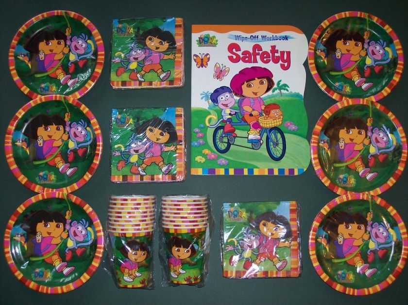 DORA THE EXPLORER Birthday Party Set   