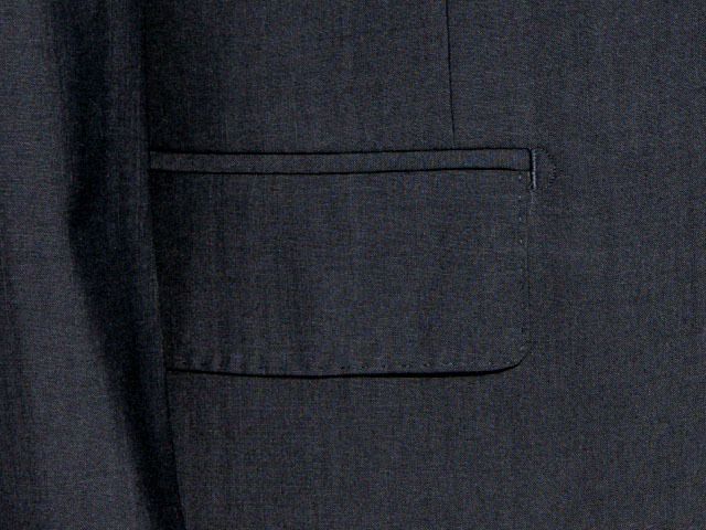 Daniele $1295 Charcoal Melange Men Dress Suit Reg Cut  