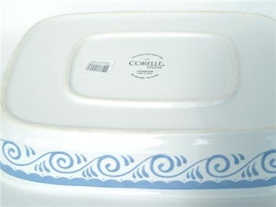 CORELLE MEDITERRANEO OCEAN VIEW OBLONG BAKING DISH 9x13  