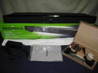 INSIGNIA NS SBAR A Home Theater Speaker System Soundbar Sound Bar 