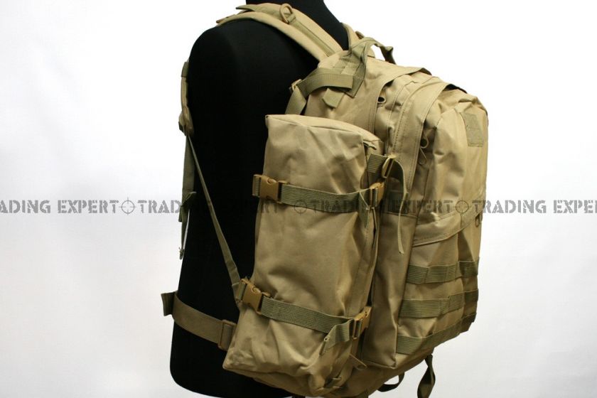 USMC 3D+1 Assault Backpack Bag Sand 01732  