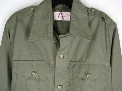   CC FILSON Hemingway Safari Cloth BUSH JACKET Hunting Travel Sz 38 S/M